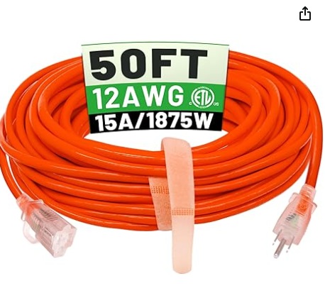 Extension Cord 50 ft - FOR RENTAL